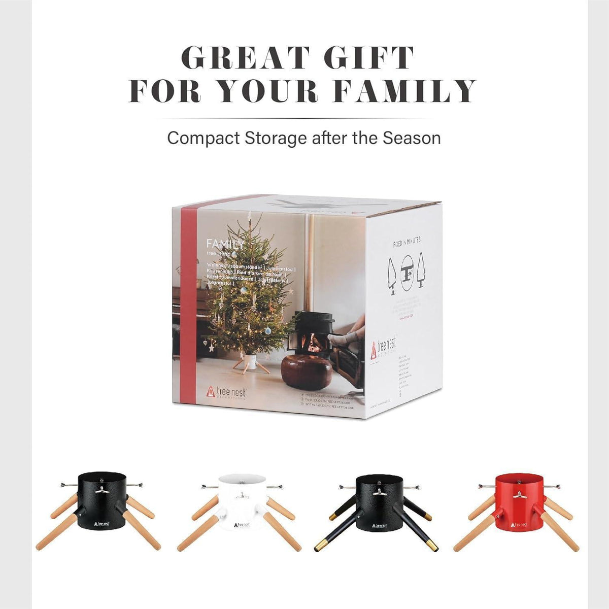 Weihnachtsbaumständer mit Wassertank für große Bäume bis 3,5m