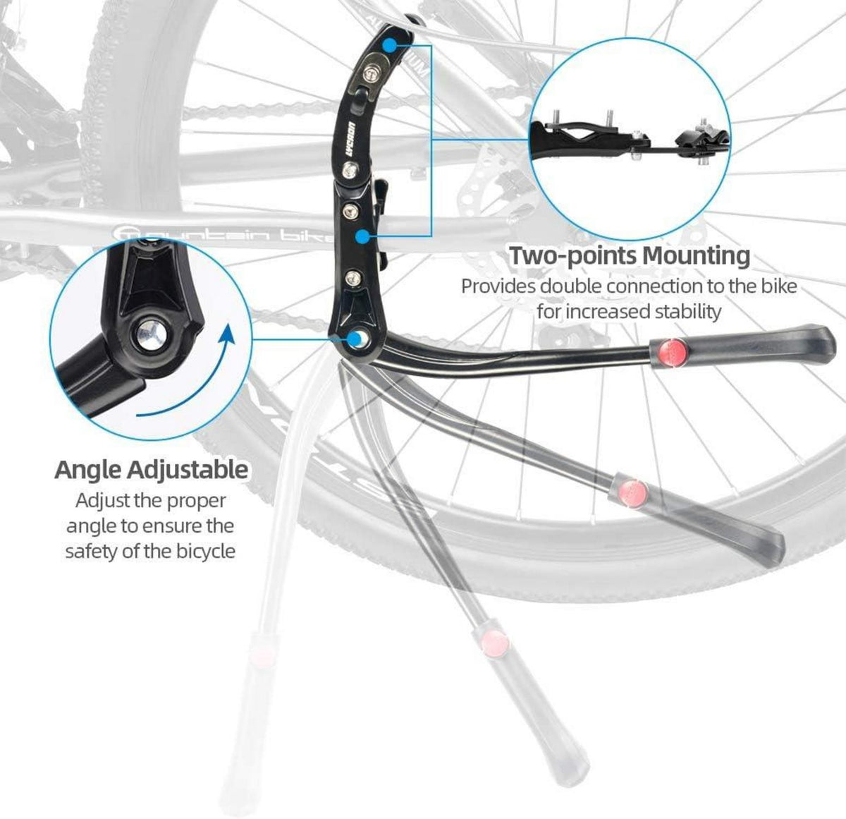 Fahrradständer Aluminiumlegierung Einstellbarer Rutschfestem