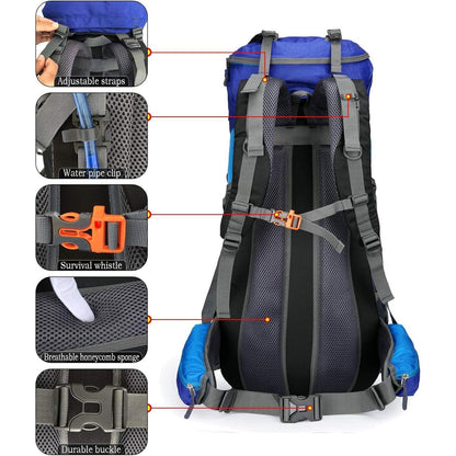 Doshwin 70L Campingrucksack Trekkingrucksack Wanderrucksack