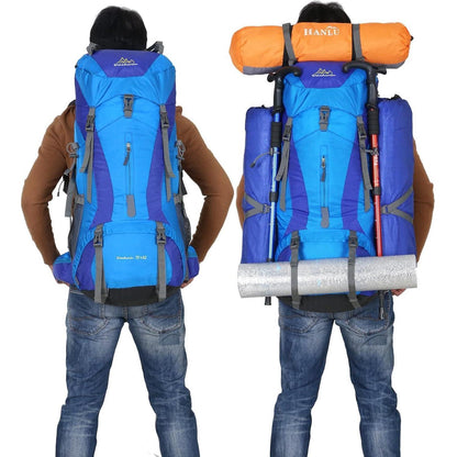 Doshwin 70L Campingrucksack Trekkingrucksack Wanderrucksack