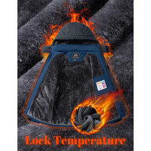 Winterjacke Herren Warm Gefüttert Wasserdicht Skijacke XL