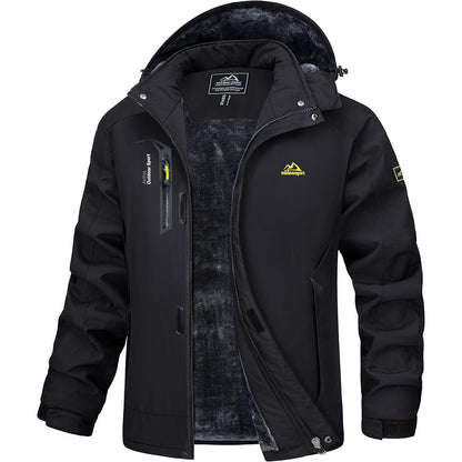 Herren Winterjacke Warm Gefüttert Wasserdicht Skijacke 3XL