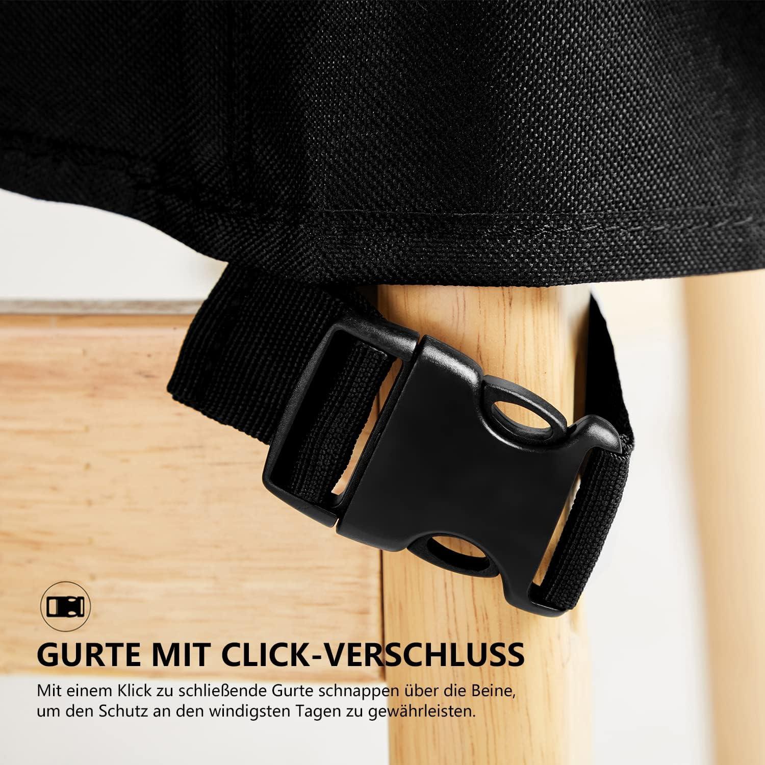Gartenmöbel Abdeckung 600D Wasserdicht Gartentisch Schutzhülle