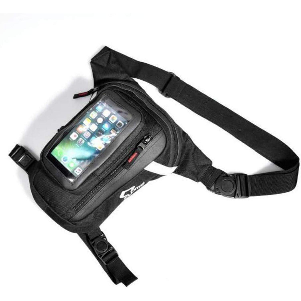 Motorrad Gürteltasche – Beintasche mit Handyfach & großer Kapazität
