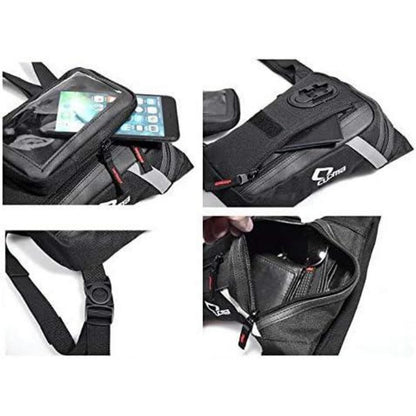 Motorrad Gürteltasche – Beintasche mit Handyfach & großer Kapazität