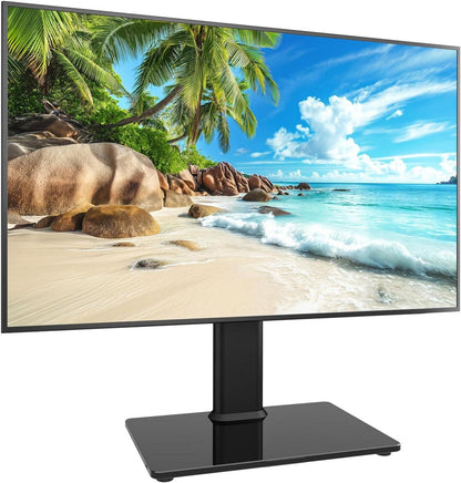 Universal TV Standfuß Höhenverstellbar Schwarz VESA 200x200 35kgs