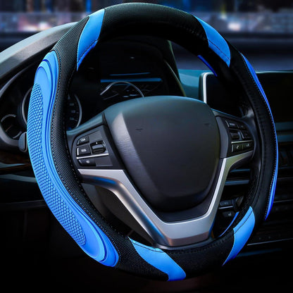 Auto Lenkradbezug Sport Blau, Universal 37-38cm