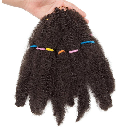 3er Pack Marley Twist Haarverlängerung – Dunkelbraun