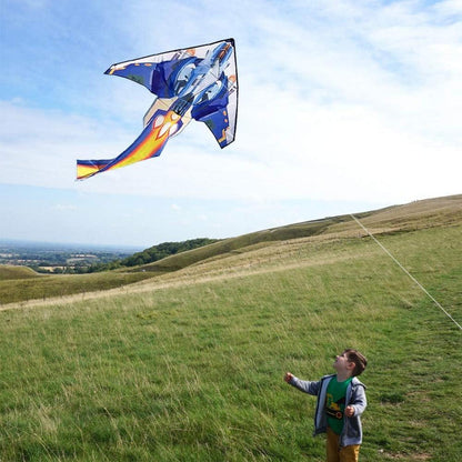 Fighter Plane Kite für Kinder und Erwachsene Leicht zu Fliegender
