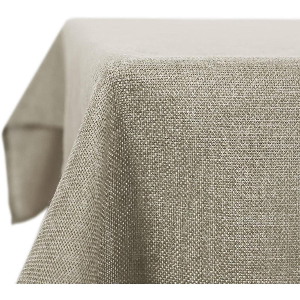 Outdoor Tischdecke Leinenoptik 240x130 cm – Abwaschbar & Lotuseffekt