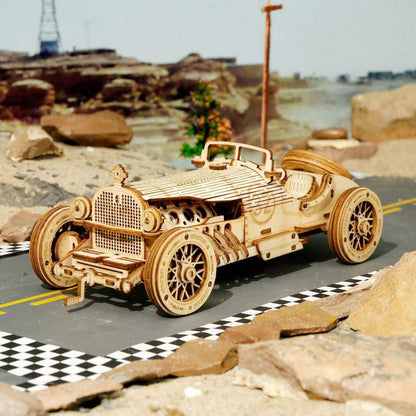 ROKR 3D Holzpuzzle Modellbau Car Holzbausatz Weihnachten