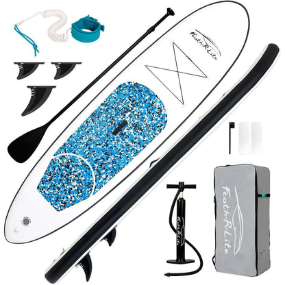 Aufblasbares SUP Board 10' Marmorstruktur Blau für 2 Personen