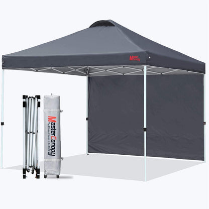 Pop-up Pavillon 2x2m mit Seitenwand, UV-Schutz, wasserabweisend