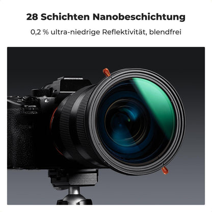 Variabler ND & Polfilter 62mm, 1-5 Blendenstufen