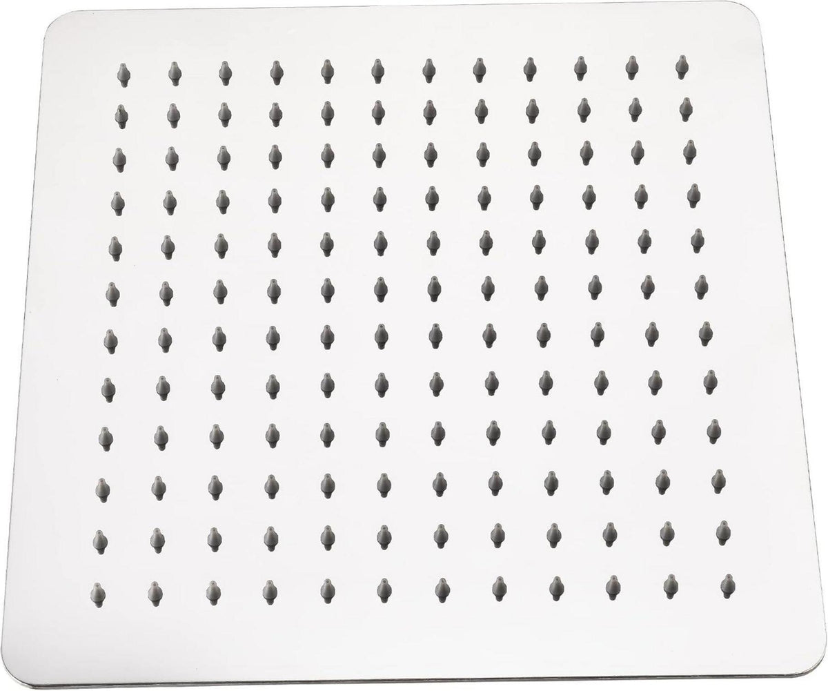 12 Zoll Regendusche Duschkopf Edelstahl AISI304 Anti-Kalk 30x30cm