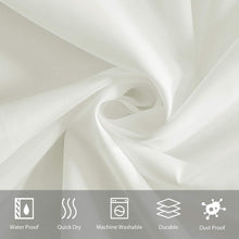 Duschvorhang Beige Polyester 180x180 Wasserabweisend