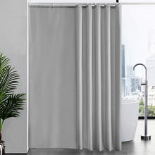 Duschvorhang Überlänge Antibakteriell Anti-Schimmel Grau 200x240cm