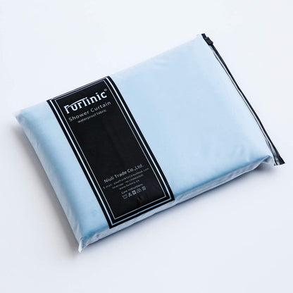 Wasserdichter Duschvorhang 180x210cm Polyester Badvorhang Hellblau