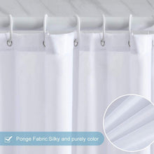 Furlinic Duschvorhang Textil Anti-Schimmel Wasserdicht