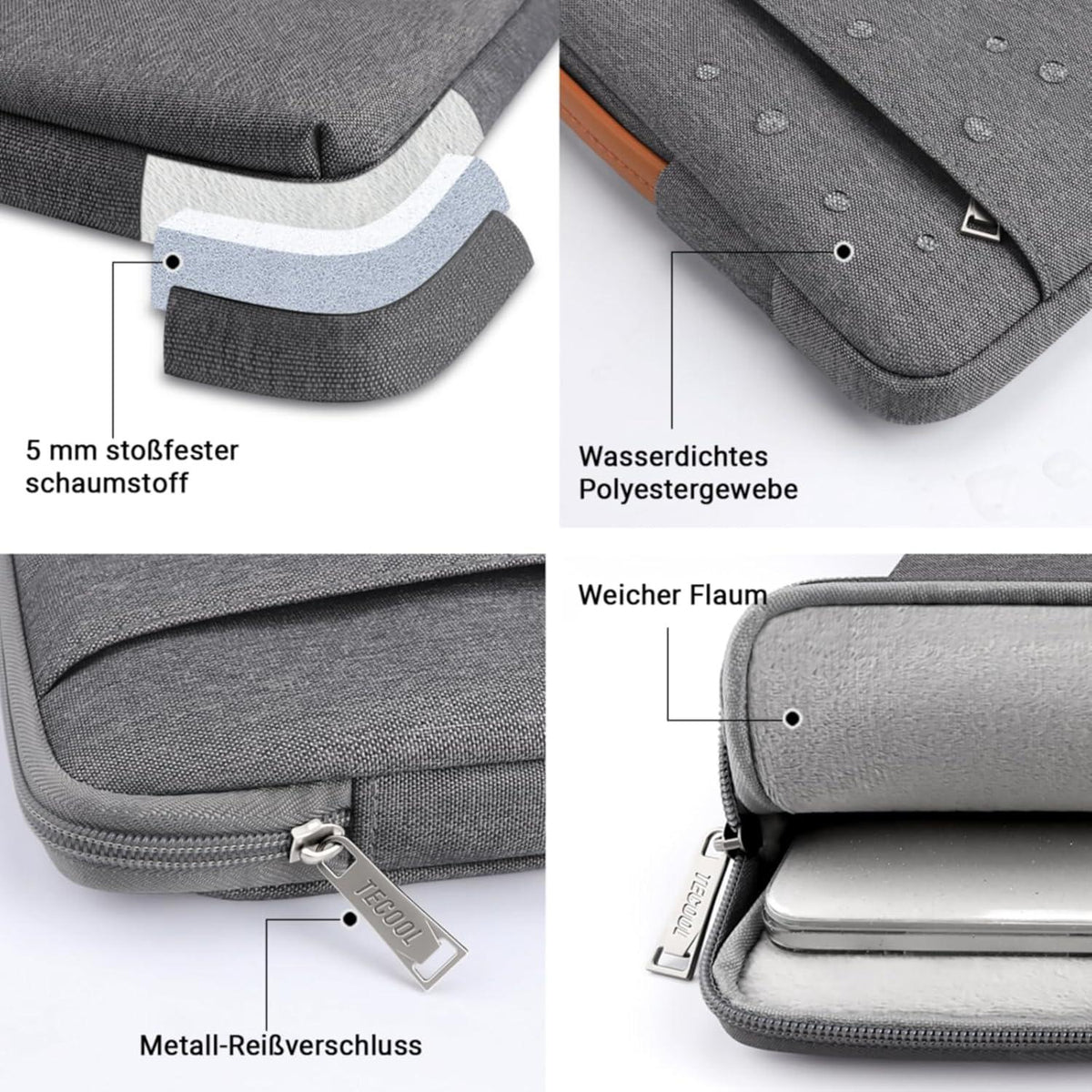 Laptop Tasche MacBook Air Pro 13 14 Surface Schutzhülle Wasserdicht