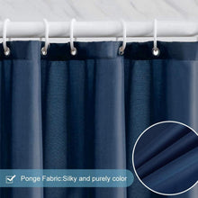 Duschvorhang Überlänge Anti-schimmel Poly Stoff Dunkelblau