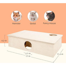 Niteangel Holz Hamsterhaus Labyrinth 6-Zimmer
