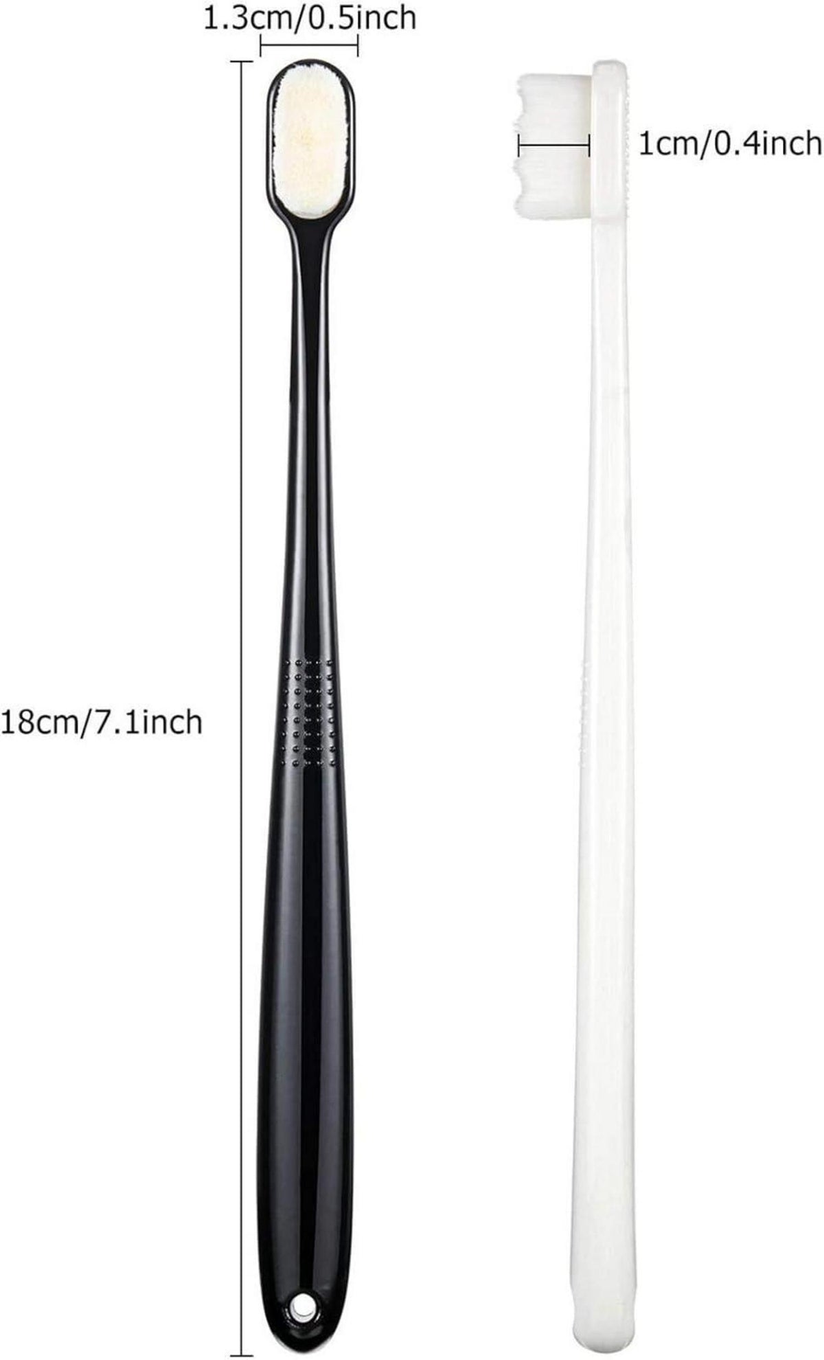 4er Set Soft Micro Nano Zahnbürste für Erwachsene und Kinder