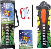 HONBO Schmetterling Drachen Kite 120x95cm mit Long