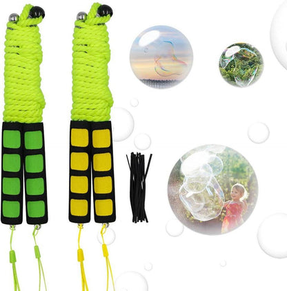 Riesenseifenblasen Set aus Edelstahl für Kinder, Outdoor