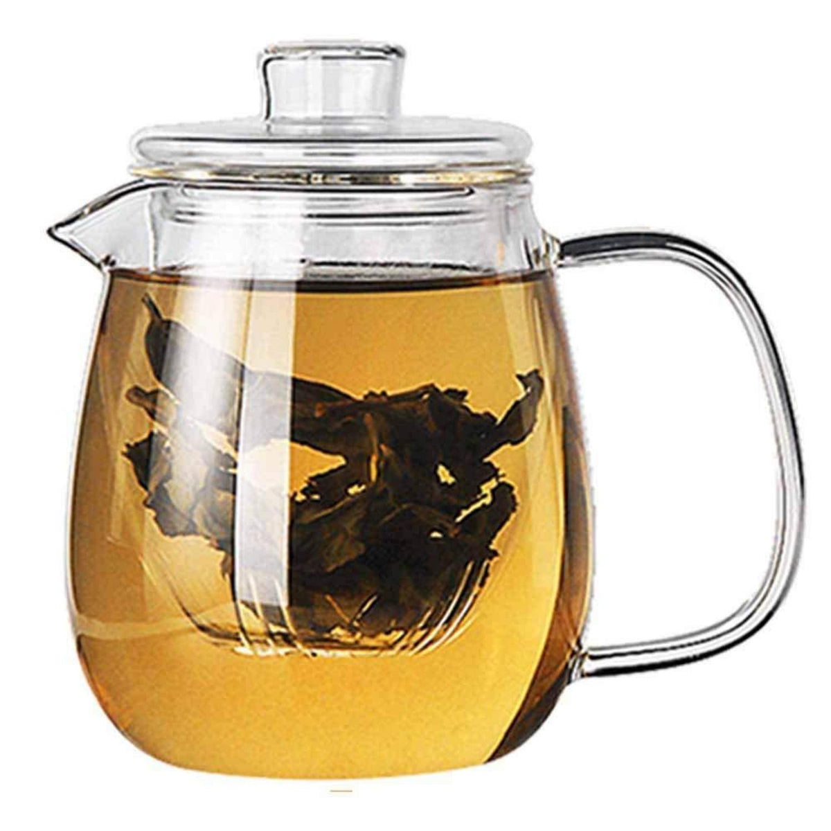 700ml Glasteekanne mit Sieb – Pinguin-Design für Tee & mehr