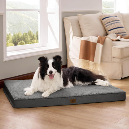 Orthopädisches Hundebett Grosse Hunde 112x81x7.6cm waschbar