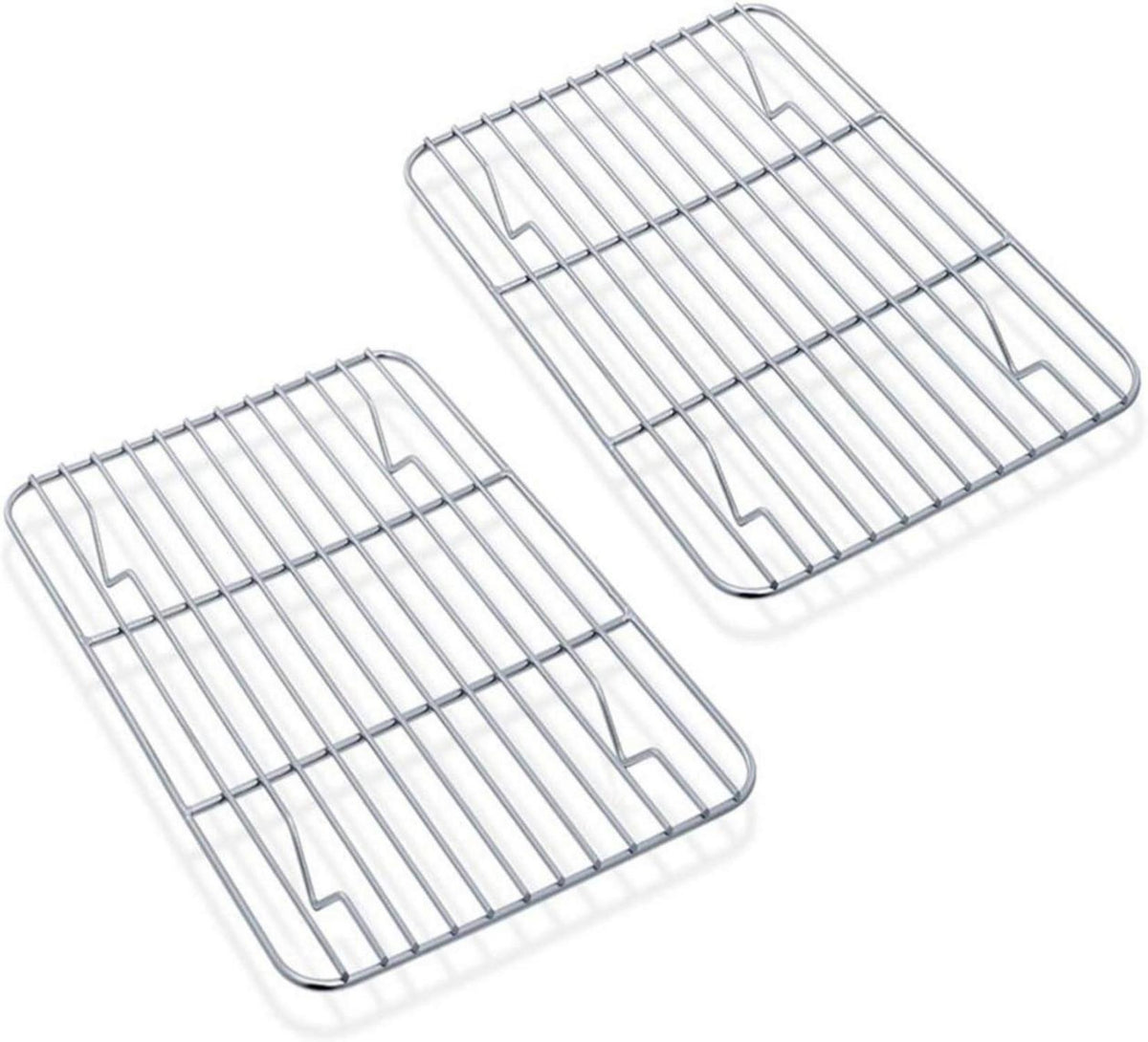 Auskühlgitter Edelstahl 2er-Set Braten Backen Grillen Kühlen 21,5 x 16