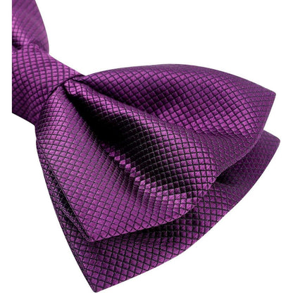 Herren Fliege mit Einstecktuch Set Lila