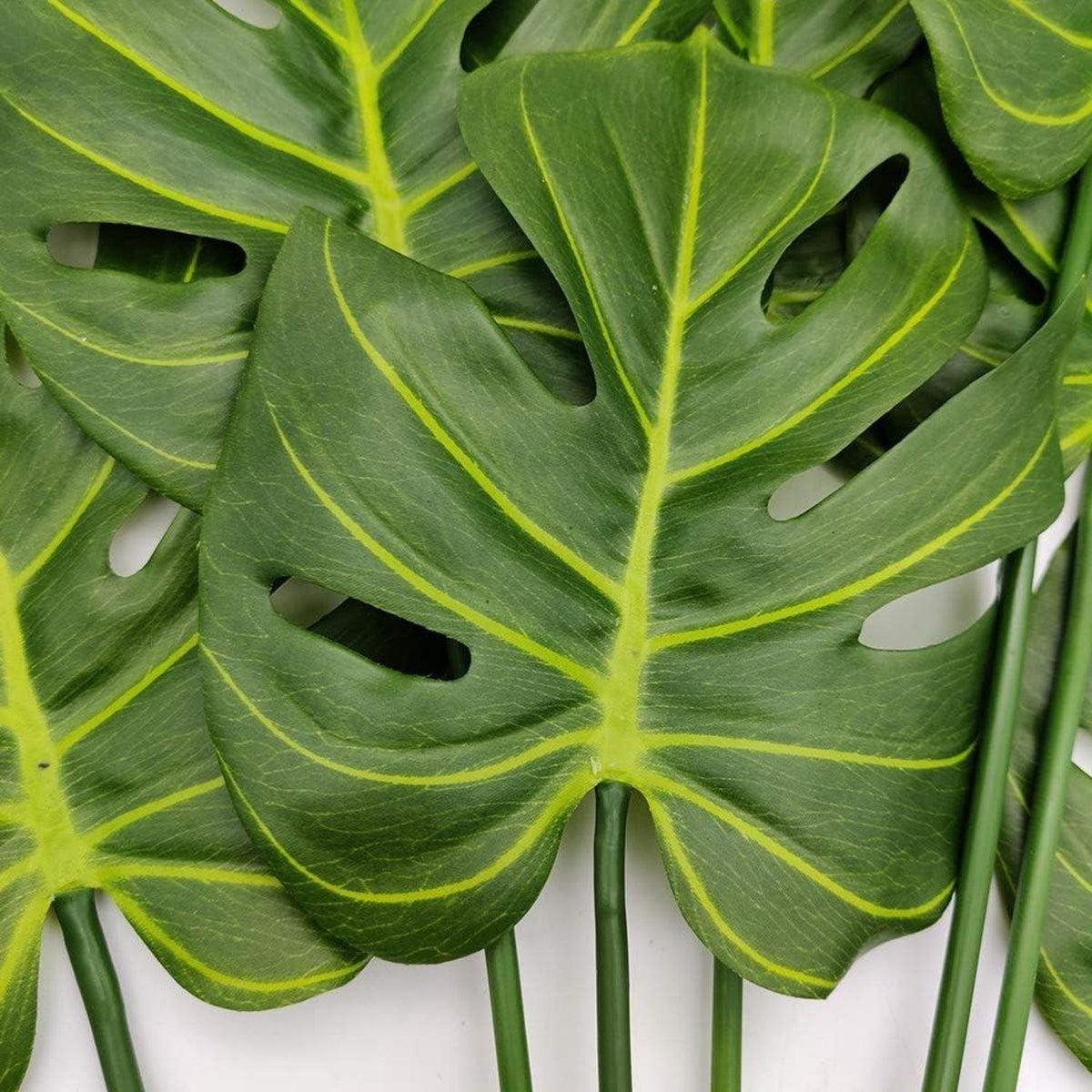 Künstliches tropisches Palmblatt Philodendron 7 Blätter 75cm