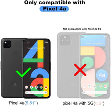 ORNARTO Pixel 4a(4G) Hülle Ultra Dünn Anti-Scratch Schwarz