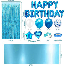iZoeL Geburtstagsdeko: Happy Birthday Jungen Mann Party Set