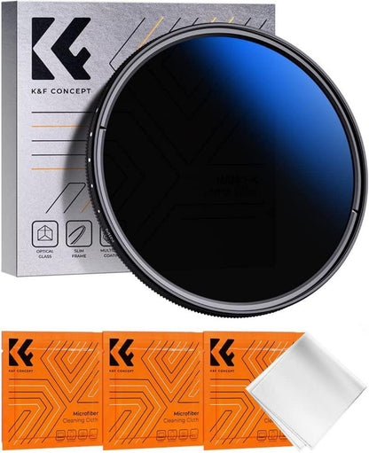 49mm Variabler ND2-400 Slim Graufilter für Langzeitbelichtungen