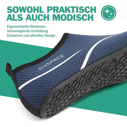 Badeschuhe Wasserschuhe Schnell Trocknend Dunkelblau