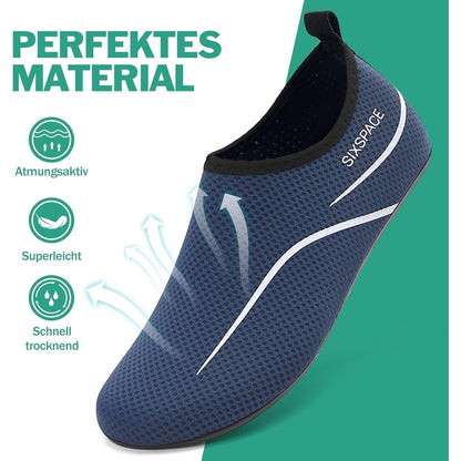 Badeschuhe Wasserschuhe Schnell Trocknend Dunkelblau