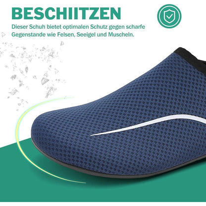 Badeschuhe Wasserschuhe Schnell Trocknend Dunkelblau
