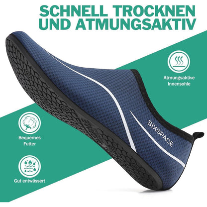 Badeschuhe Wasserschuhe Schnell Trocknend Dunkelblau