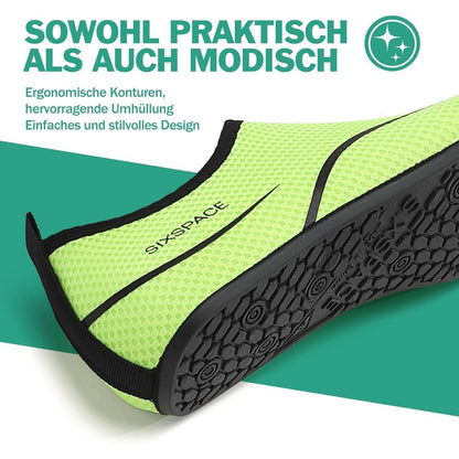 Badeschuhe Wasserschuhe Schnell Trocknend Rutschfest Grün 42