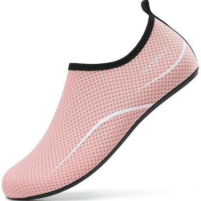 Badeschuhe Wasserschuhe Schnell Trocknend Damen Herren Rosa 42