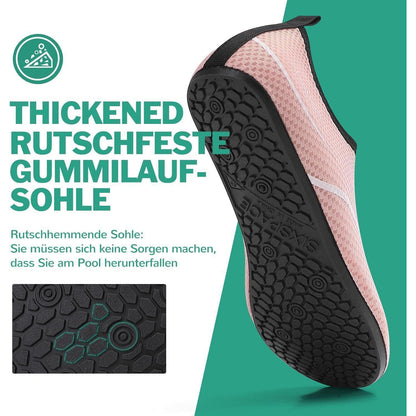 Badeschuhe Wasserschuhe Schnell Trocknend Damen Herren Rosa 42