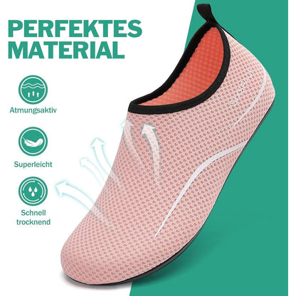 Badeschuhe Wasserschuhe Schnell Trocknend Damen Herren Rosa 42