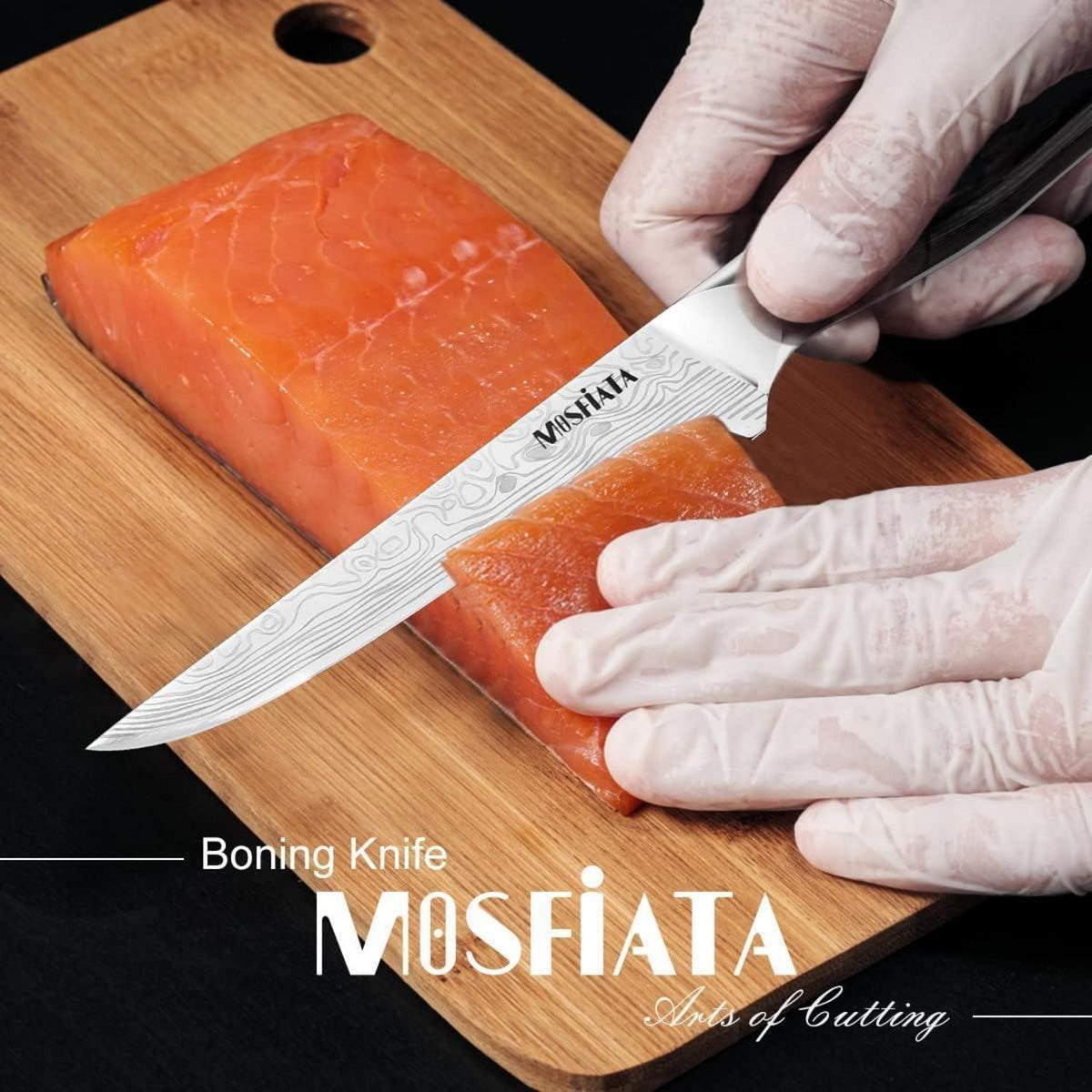 Filetiermesser 15 cm – Scharfes Ausbeinmesser für Fisch & Fleisch