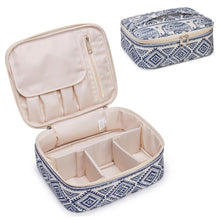 Wasserabweisende Reise Kosmetiktasche mit Bürstenfach und flexiblem
