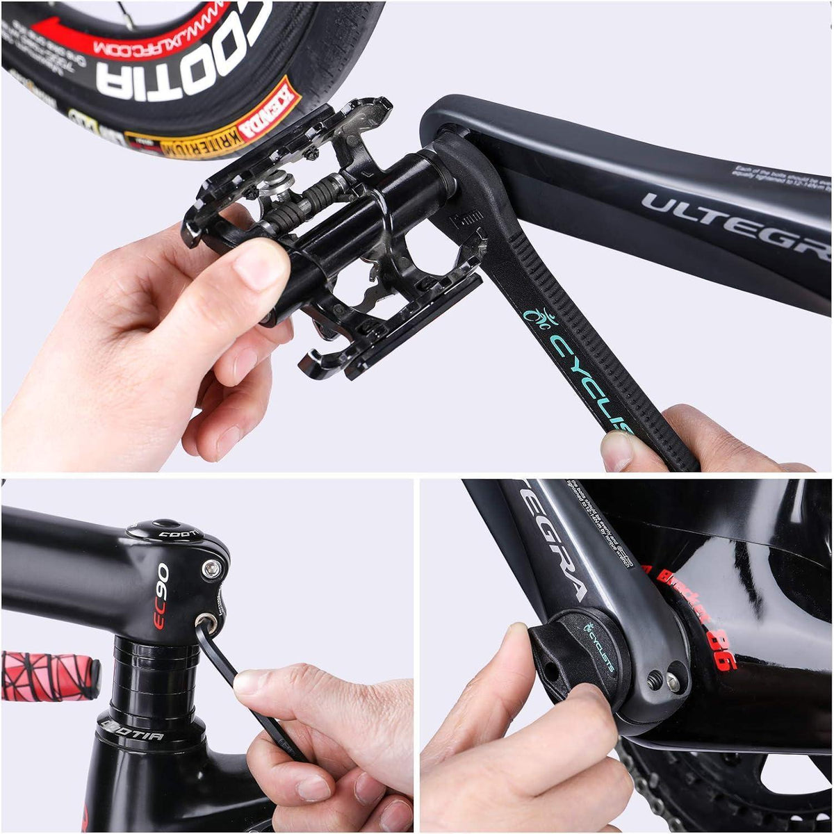 Fahrrad Reparaturset 23 Teile mit Werkzeugkoffer