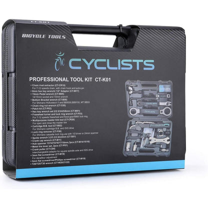 Fahrrad Reparaturset 23 Teile mit Werkzeugkoffer
