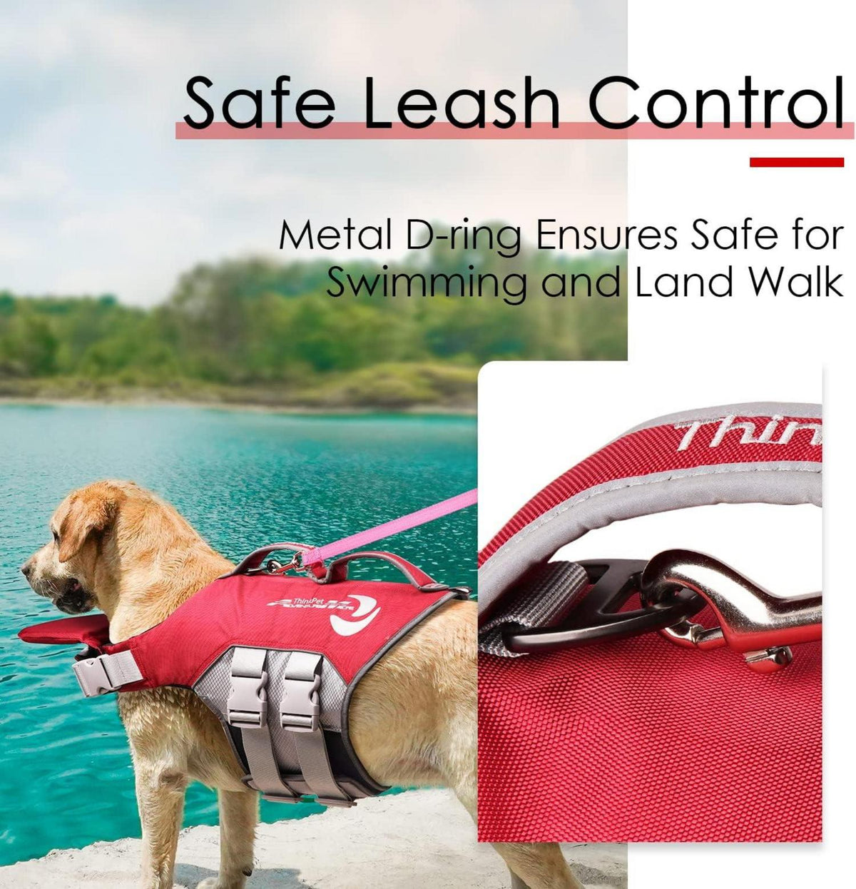 Hund Schwimmweste Rettungsweste Reflektierend Rot
